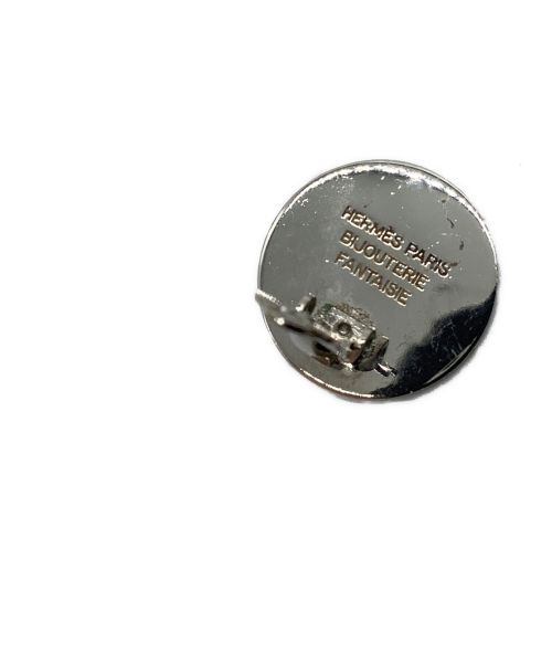 HERMES（エルメス）HERMES (エルメス) コインイヤリング シルバーカラーの古着・服飾アイテム