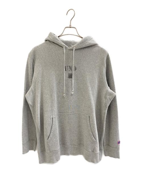 UNDEFEATED（アンディフィーテッド）UNDEFEATED (アンディフィーテッド) INDアイコンフーディー グレー サイズ:Lの古着・服飾アイテム