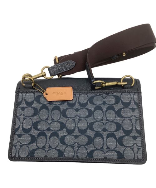 COACH（コーチ）COACH (コーチ) ショルダーバッグ ネイビーの古着・服飾アイテム