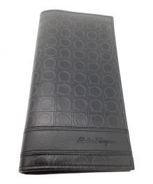 Salvatore Ferragamo（サルヴァトーレ フェラガモ）の古着「2つ折り財布」｜ブラック