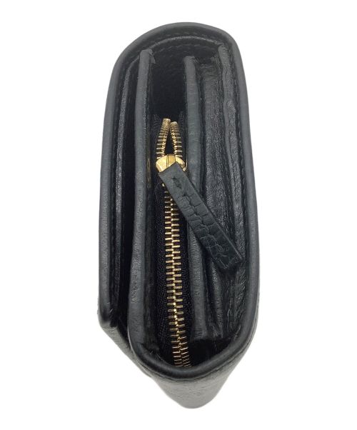 GUCCI（グッチ）GUCCI (グッチ) 2つ折り財布 ブラックの古着・服飾アイテム