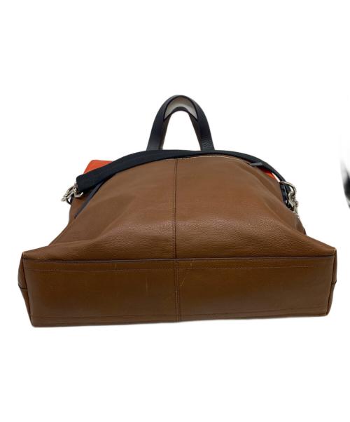 COACH（コーチ）COACH (コーチ) 2WAYバッグ オレンジ×ブラウン サイズ:表記無しの古着・服飾アイテム