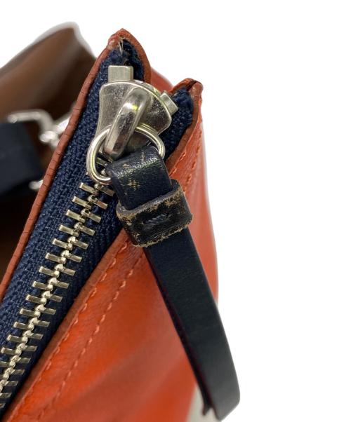 COACH（コーチ）COACH (コーチ) 2WAYバッグ オレンジ×ブラウン サイズ:表記無しの古着・服飾アイテム