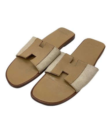 中古・古着通販】HERMES (エルメス) サンダル ブラウン サイズ:37