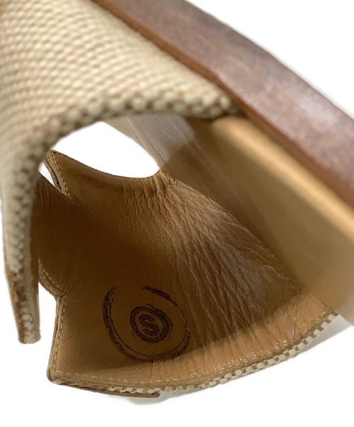 HERMES（エルメス）HERMES (エルメス) サンダル ブラウン サイズ:37の古着・服飾アイテム