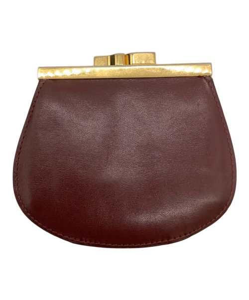 Cartier（カルティエ）Cartier (カルティエ) がま口財布 ブラウンの古着・服飾アイテム