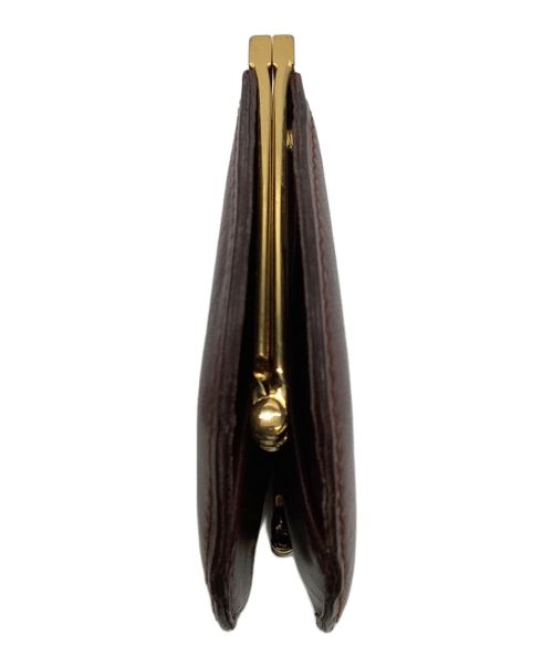 Cartier（カルティエ）Cartier (カルティエ) がま口財布 ブラウンの古着・服飾アイテム