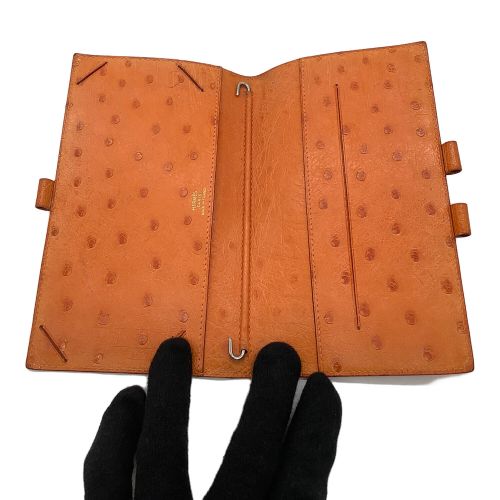 HERMES（エルメス）HERMES (エルメス) 手帳カバー オレンジの古着・服飾アイテム