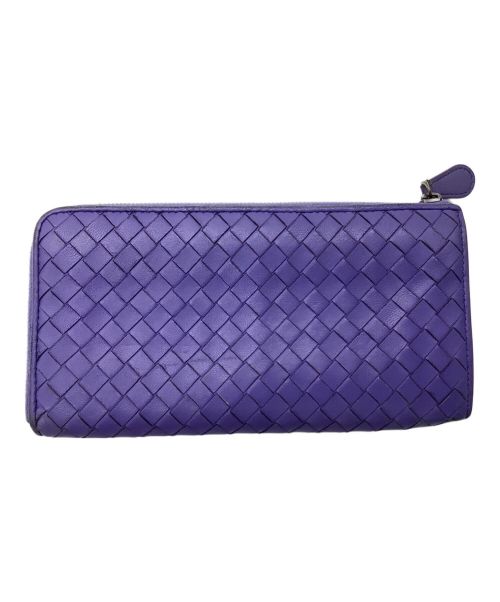 BOTTEGA VENETA（ボッテガベネタ）BOTTEGA VENETA (ボッテガベネタ) 長財布 バイオレットの古着・服飾アイテム