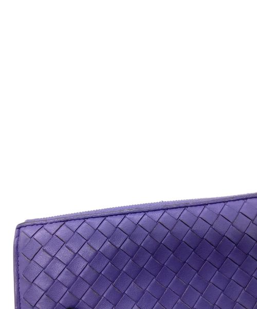 BOTTEGA VENETA（ボッテガベネタ）BOTTEGA VENETA (ボッテガベネタ) 長財布 バイオレットの古着・服飾アイテム