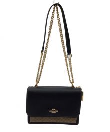 COACH（コーチ）の古着「ショルダーバッグ」｜ブラック×ブラウン
