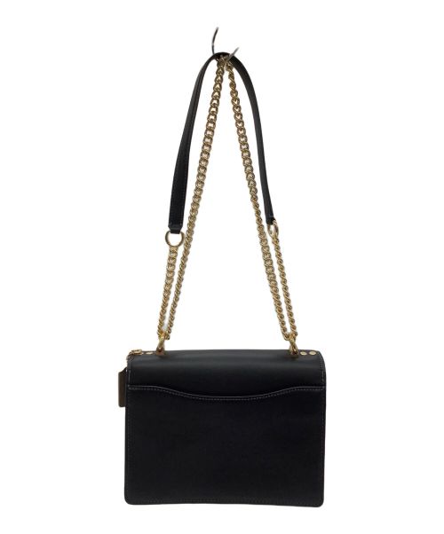 COACH（コーチ）COACH (コーチ) ショルダーバッグ ブラック×ブラウンの古着・服飾アイテム