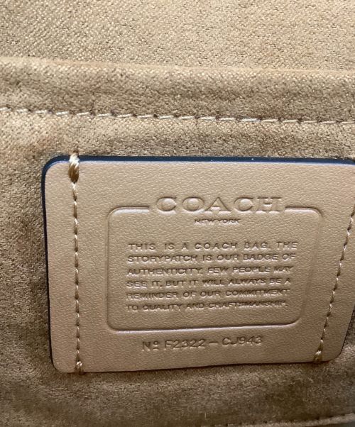 COACH（コーチ）COACH (コーチ) ショルダーバッグ ブラック×ブラウンの古着・服飾アイテム