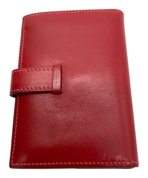 HERMES（エルメス）HERMES (エルメス) コンパクトウォレット レッドの古着・服飾アイテム