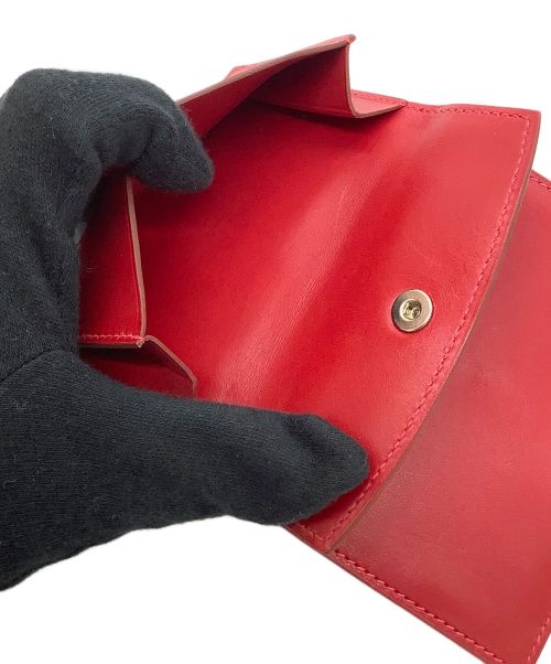 HERMES（エルメス）HERMES (エルメス) コンパクトウォレット レッドの古着・服飾アイテム