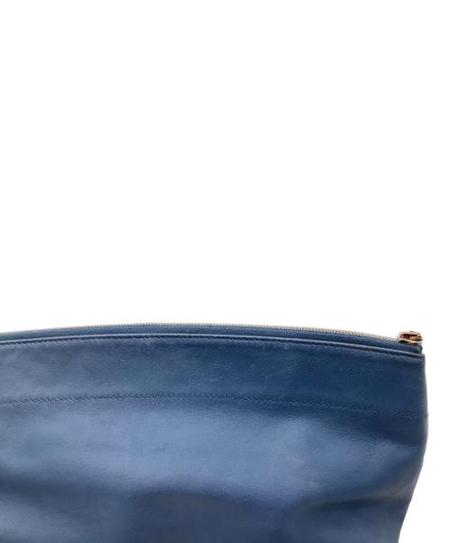 HERMES（エルメス）HERMES (エルメス) ポーチ ブルーの古着・服飾アイテム