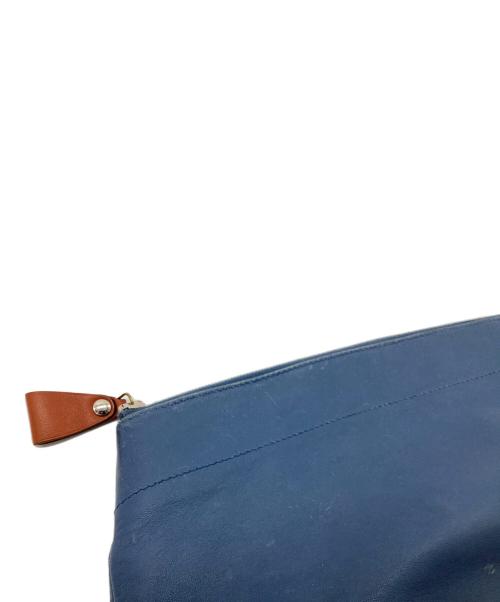 HERMES（エルメス）HERMES (エルメス) ポーチ ブルーの古着・服飾アイテム