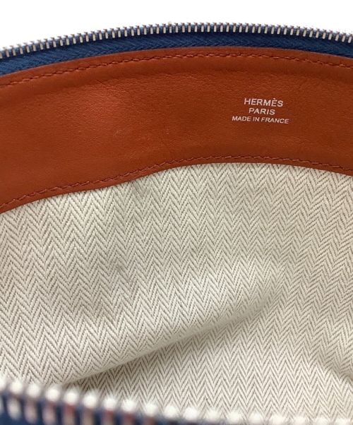 HERMES（エルメス）HERMES (エルメス) ポーチ ブルーの古着・服飾アイテム