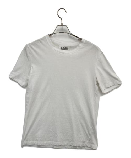 Maison Margiela（メゾンマルジェラ）Maison Margiela (メゾンマルジェラ) 半袖カットソー ホワイト サイズ:48の古着・服飾アイテム