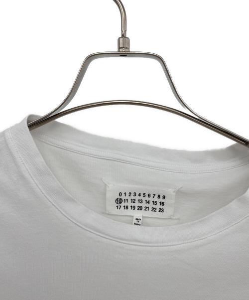 Maison Margiela（メゾンマルジェラ）Maison Margiela (メゾンマルジェラ) 半袖カットソー ホワイト サイズ:48の古着・服飾アイテム
