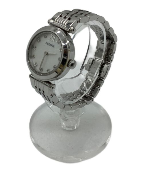 BULOVA（ブローバ）BULOVA (ブローバ) 腕時計 ホワイトの古着・服飾アイテム