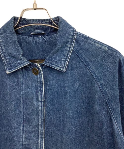 Eddie Bauer（エディーバウアー）Eddie Bauer (エディーバウアー) デニムコート ネイビー サイズ:Mの古着・服飾アイテム