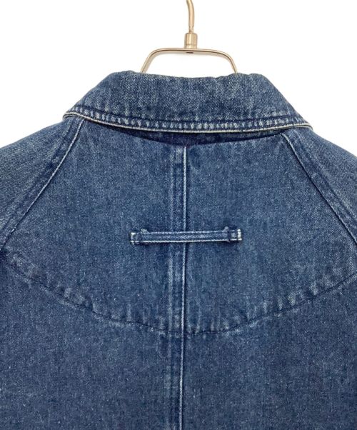 Eddie Bauer（エディーバウアー）Eddie Bauer (エディーバウアー) デニムコート ネイビー サイズ:Mの古着・服飾アイテム