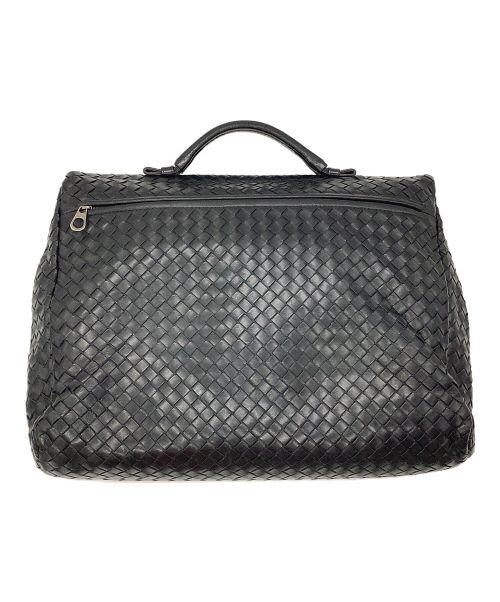 BOTTEGA VENETA（ボッテガベネタ）BOTTEGA VENETA (ボッテガベネタ) ブリーフケース ブラックの古着・服飾アイテム