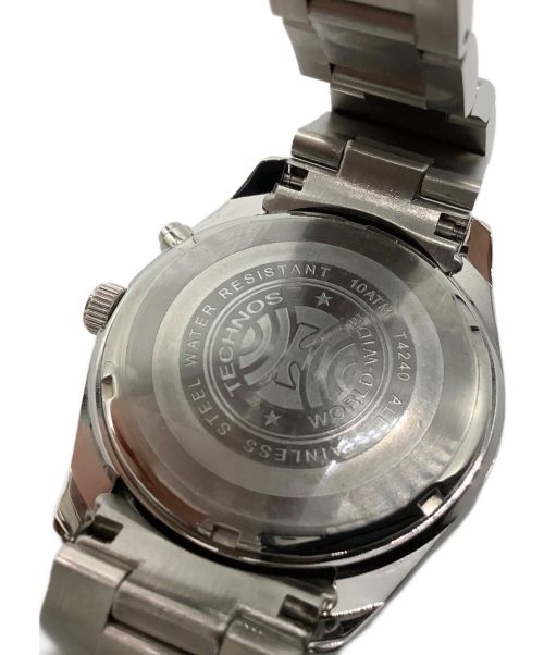 TECHNOS（テクノス）TECHNOS (テクノス) 腕時計 ブラックの古着・服飾アイテム