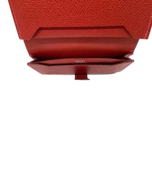 HERMES（エルメス）HERMES (エルメス) カードケース レッドの古着・服飾アイテム
