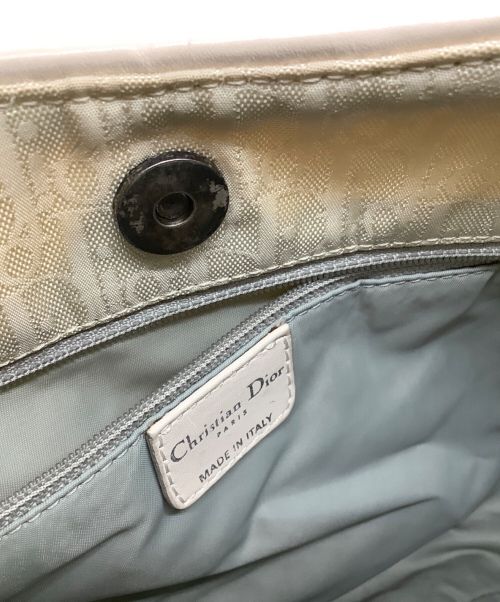 Christian Dior（クリスチャン ディオール）Christian Dior (クリスチャン ディオール) セミショルダーバッグ ホワイトの古着・服飾アイテム