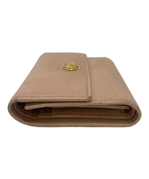 GUCCI（グッチ）GUCCI (グッチ) 3つ折り財布 ピンクの古着・服飾アイテム