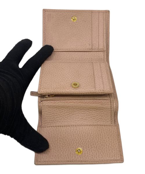 GUCCI（グッチ）GUCCI (グッチ) 3つ折り財布 ピンクの古着・服飾アイテム