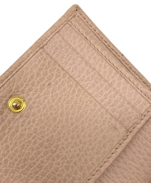 GUCCI（グッチ）GUCCI (グッチ) 3つ折り財布 ピンクの古着・服飾アイテム