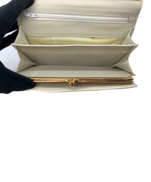 GUCCI（グッチ）GUCCI (グッチ) バンブー長財布 ホワイトの古着・服飾アイテム
