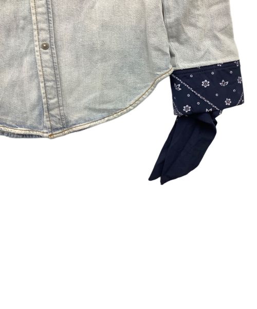 DIESEL（ディーゼル）DIESEL (ディーゼル) デニムシャツ ブルー サイズ:XSの古着・服飾アイテム