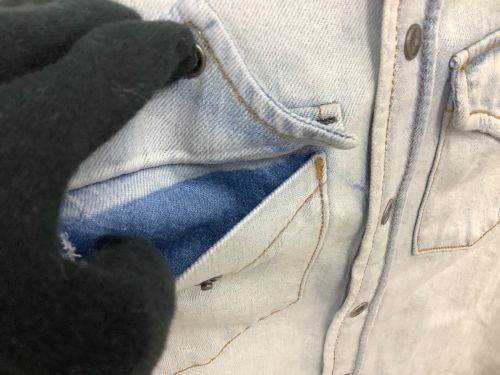 DIESEL（ディーゼル）DIESEL (ディーゼル) デニムシャツ ブルー サイズ:XSの古着・服飾アイテム