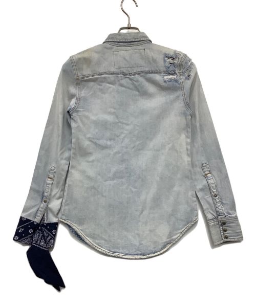 DIESEL（ディーゼル）DIESEL (ディーゼル) デニムシャツ ブルー サイズ:XSの古着・服飾アイテム