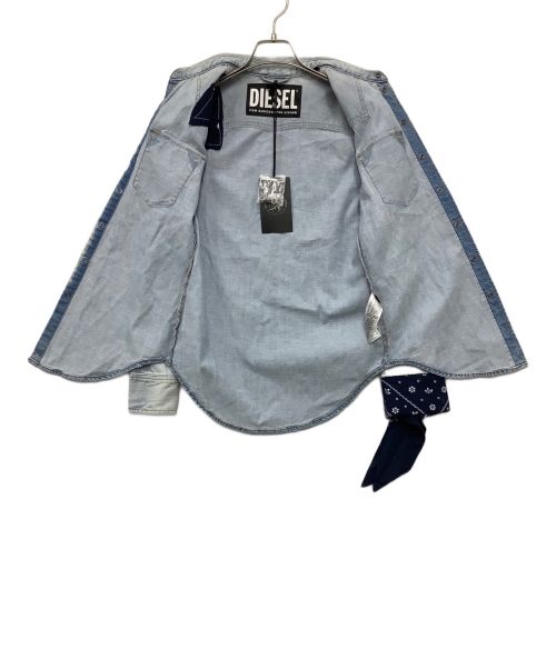 DIESEL（ディーゼル）DIESEL (ディーゼル) デニムシャツ ブルー サイズ:XSの古着・服飾アイテム
