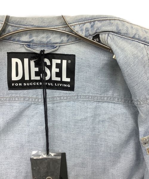 DIESEL（ディーゼル）DIESEL (ディーゼル) デニムシャツ ブルー サイズ:XSの古着・服飾アイテム