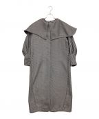 Ameriアメリ）の古着「コート」｜ブラック×ホワイト