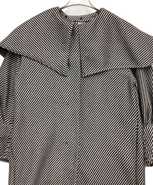 Ameri（アメリ）Ameri (アメリ) コート ブラック×ホワイト サイズ:Ｓの古着・服飾アイテム