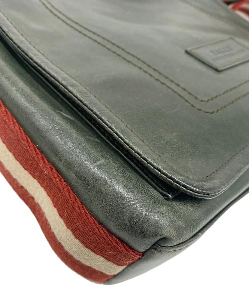 BALLY（バリー）BALLY (バリー) メッセンジャーバッグ グリーンの古着・服飾アイテム