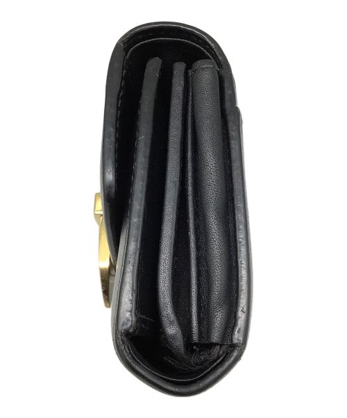 GUCCI（グッチ）GUCCI (グッチ) コンパクトウォレット ブラックの古着・服飾アイテム