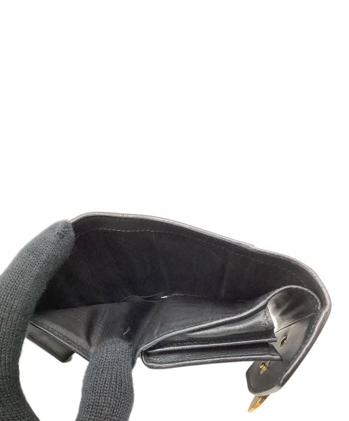 GUCCI（グッチ）GUCCI (グッチ) コンパクトウォレット ブラックの古着・服飾アイテム