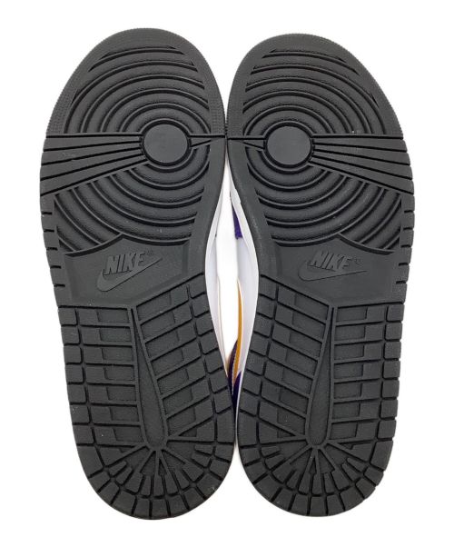 NIKE（ナイキ）NIKE (ナイキ) ハイカットスニーカー パープル×イエロー サイズ:28cmの古着・服飾アイテム