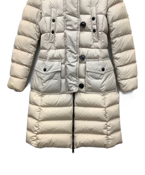 MONCLER（モンクレール）MONCLER (モンクレール) ダウンコート ベージュ サイズ:00の古着・服飾アイテム