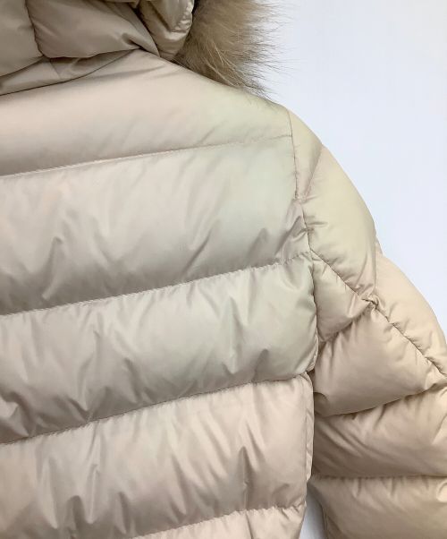 MONCLER（モンクレール）MONCLER (モンクレール) ダウンコート ベージュ サイズ:00の古着・服飾アイテム