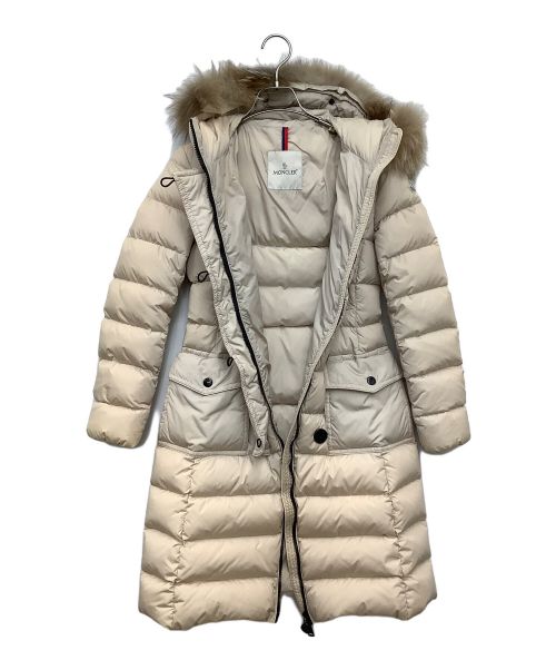 MONCLER（モンクレール）MONCLER (モンクレール) ダウンコート ベージュ サイズ:00の古着・服飾アイテム