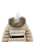 中古・古着 MONCLER (モンクレール) ダウンコート ベージュ サイズ:00：35000円
